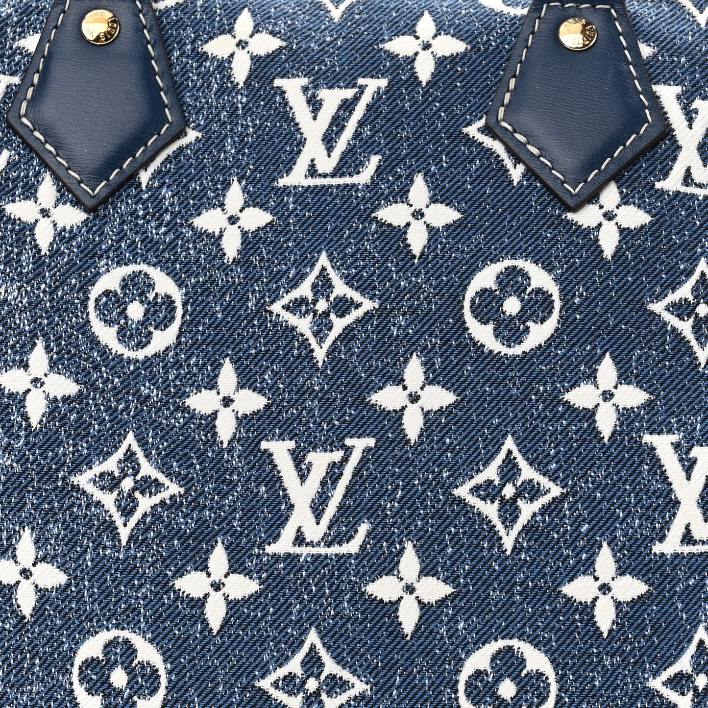 Monogram Jacquard Denim Speedy Bandouliere 25 Bleu
