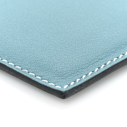 Hermes Swift Citizen Twill Card Case New Bleu Jean 9 of 10