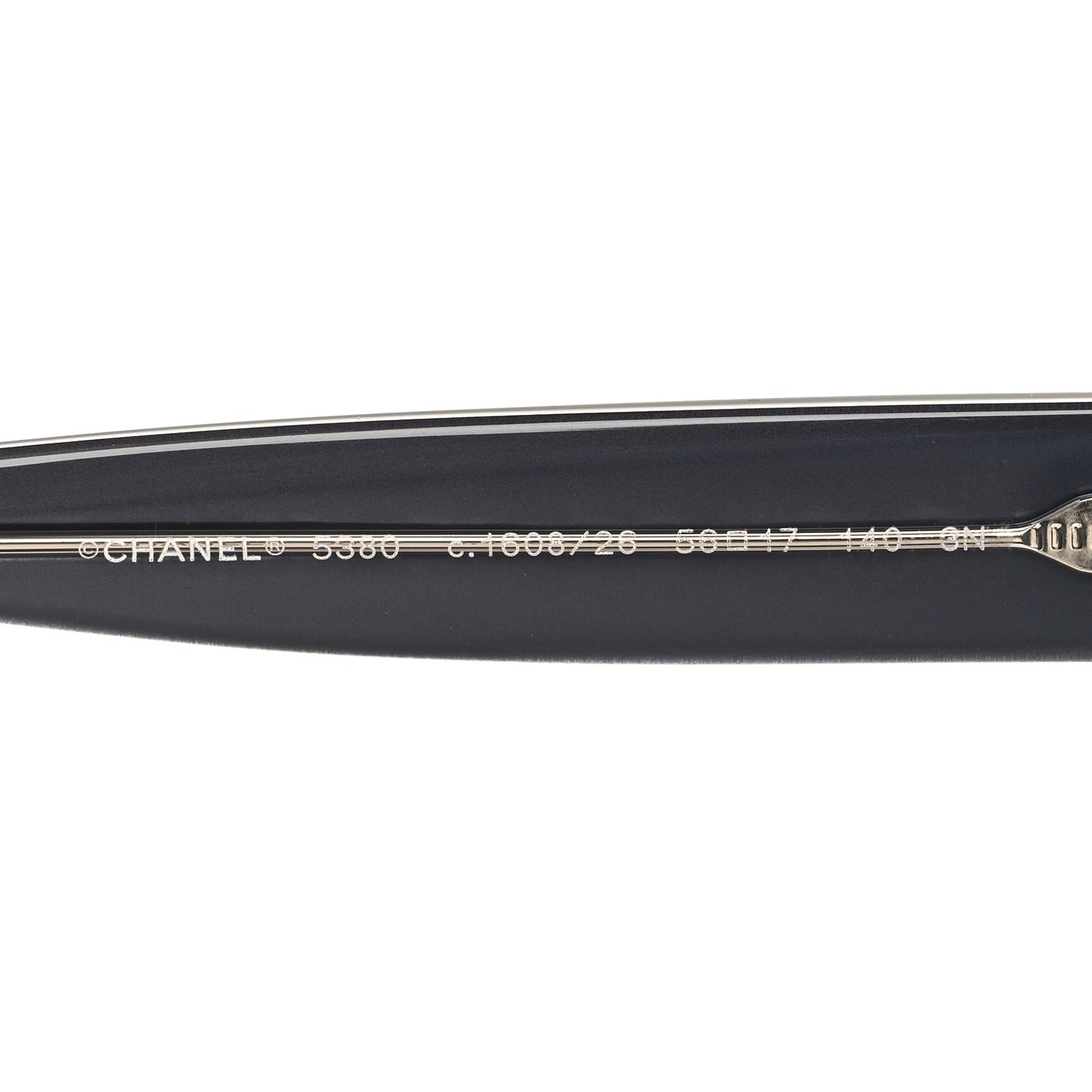 Acetate Square CC Sunglasses 5380 Black