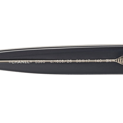 Chanel Acetate Square CC Sunglasses 5380 Black 5 of 7
