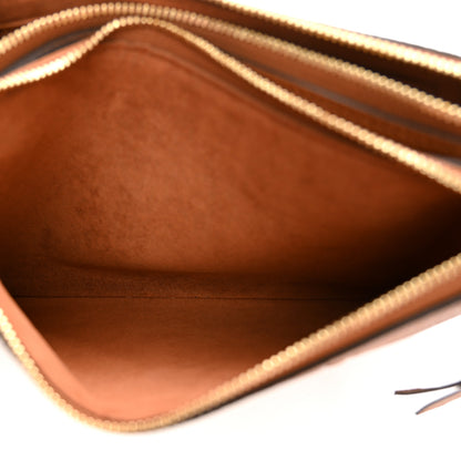 Louis Vuitton Empreinte Monogram Giant Double Zip Pochette Caramel 4 of 9