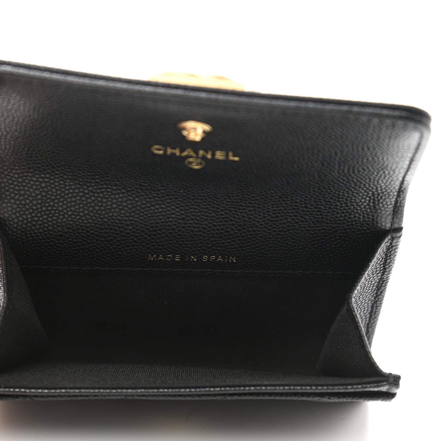 Chanel Caviar Quilted Boy Flap Card Holder Black 5 of 9