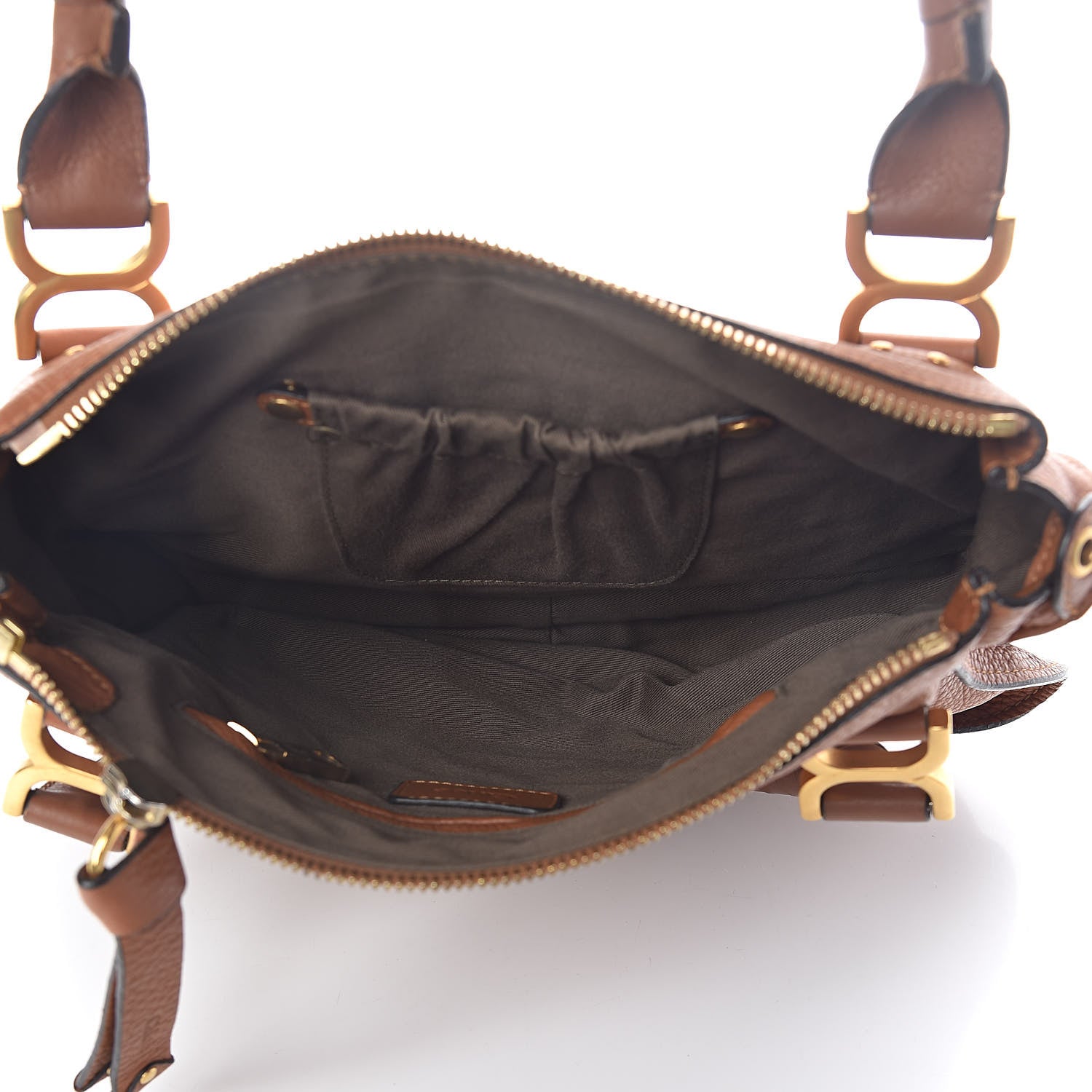 Chloe Calfskin Medium Marcie Satchel Tan 5 of 9