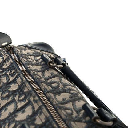 Christian Dior Monogram Boston Navy 6 of 11