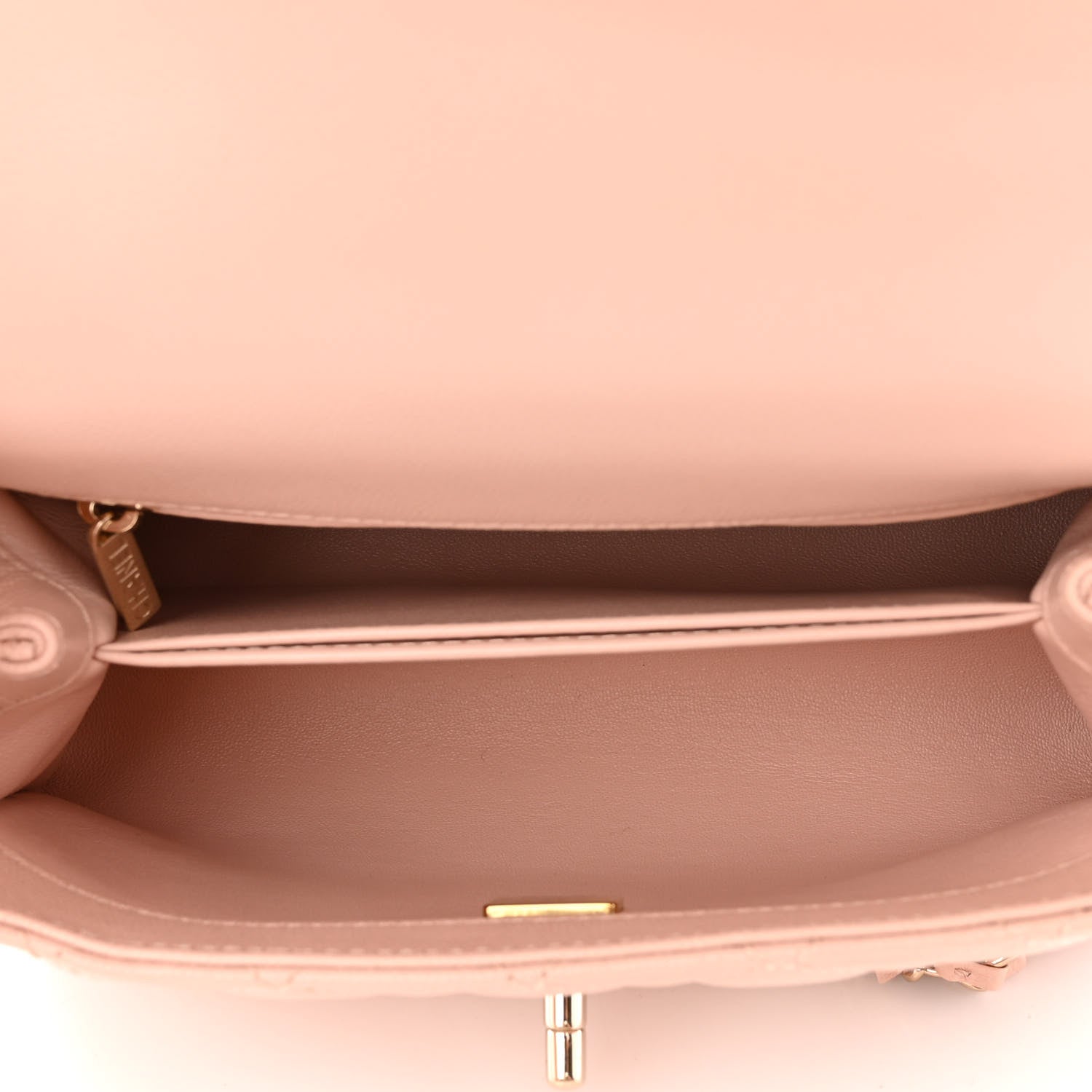 Chanel Caviar Quilted Mini Coco Handle Flap Light Pink 5 of 10