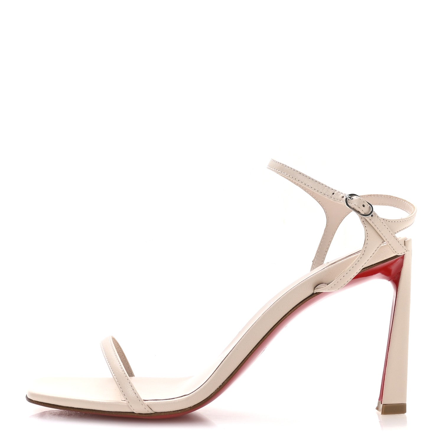 Christian Louboutin Nappa Condora 85 Sandals 37 Leche 1 of 7