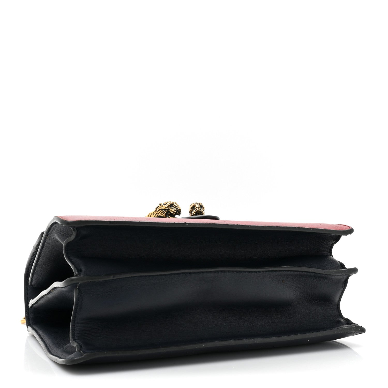 Gucci Moon Calfskin Bamboo Web Medium Dionysus Top Handle Bag Blue Emerald Hibiscus Red 4 of 20