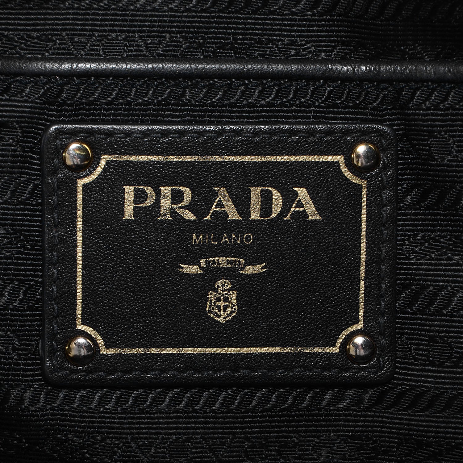Prada Soft Calf Chain Tote Nero Black 6 of 10