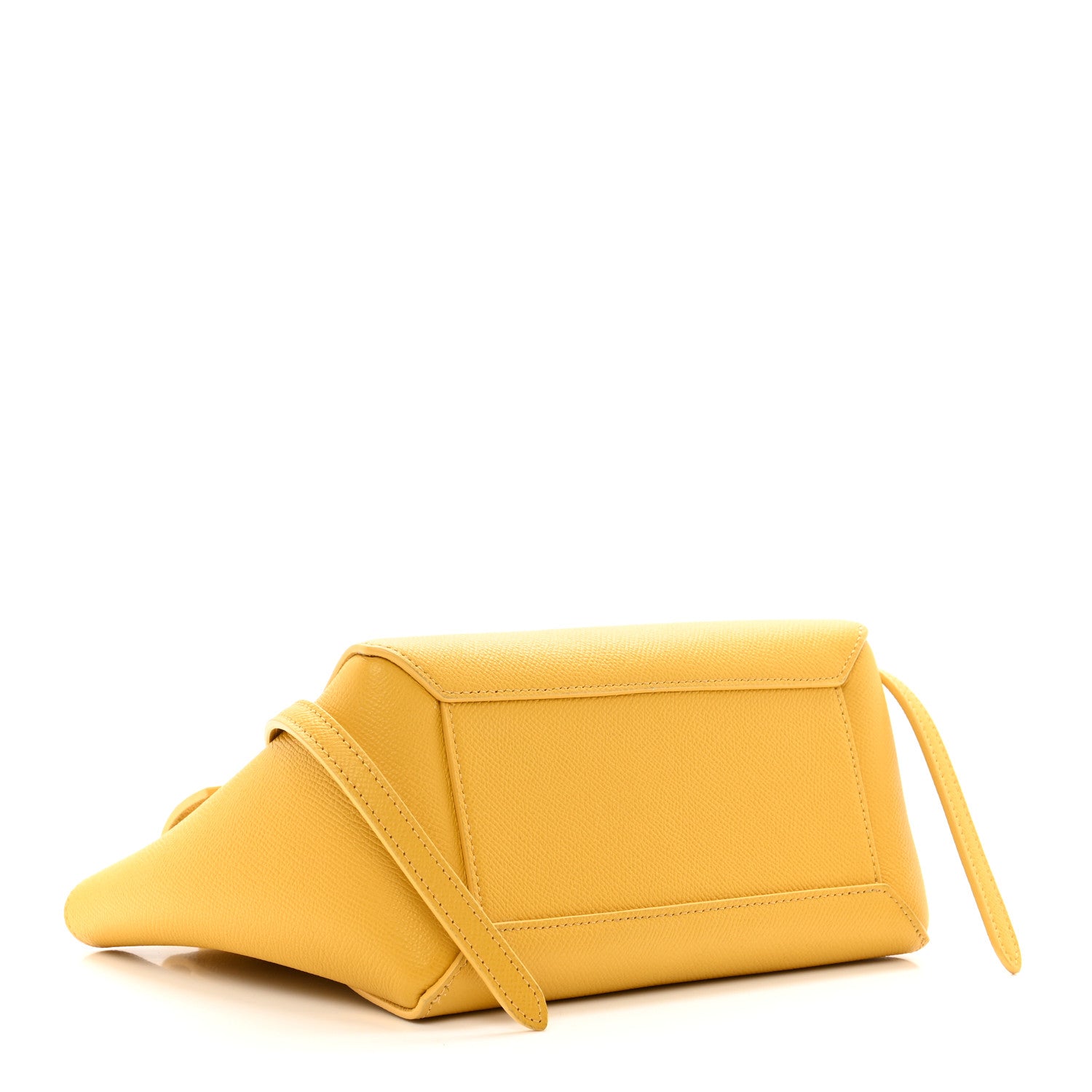 Celine Grained Calfskin Nano Belt Bag Sunflower 4 of 9