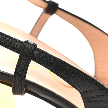 Gucci Malaga Kid Horsebit 75mm Slingback Pumps 40 Black 10 of 13