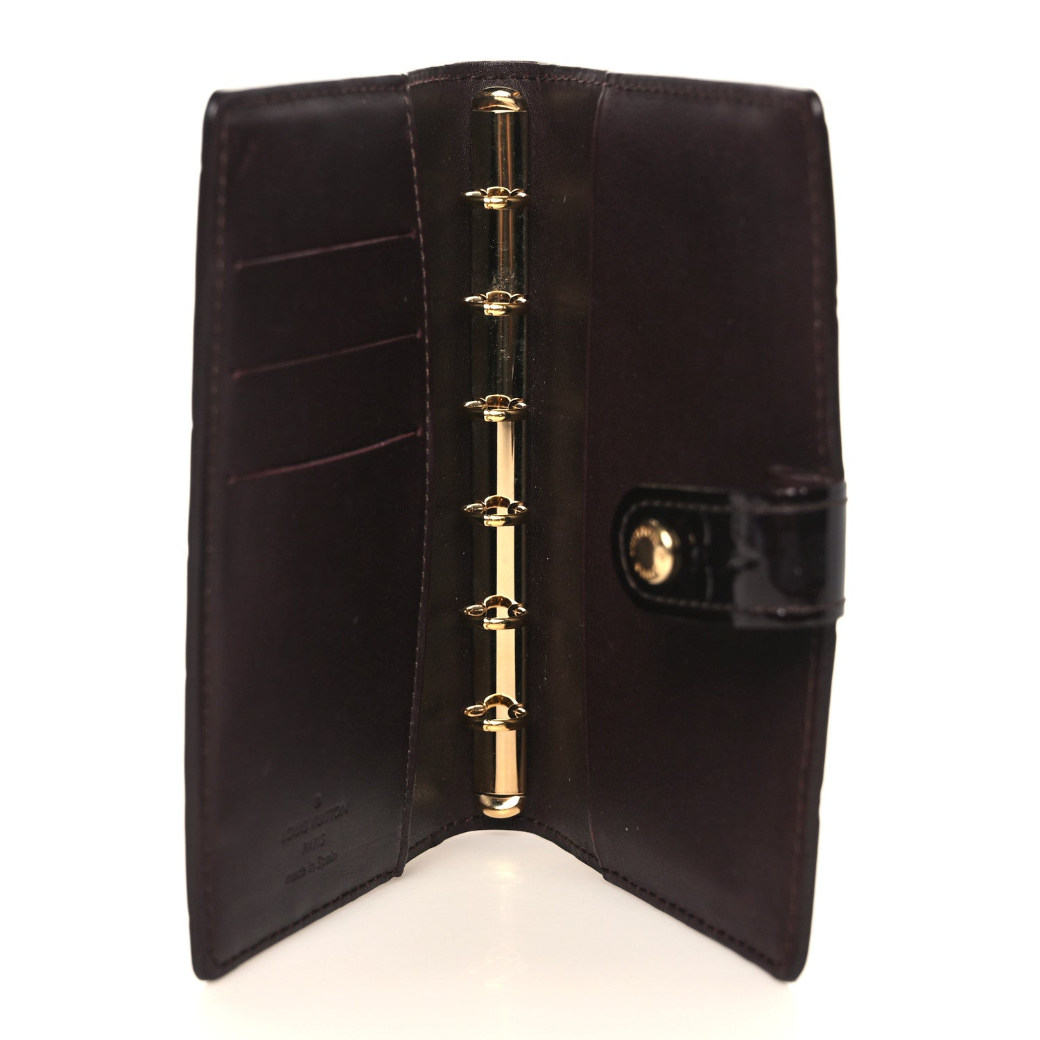 Louis Vuitton Vernis Small Ring Agenda Cover Amarante 5 of 6