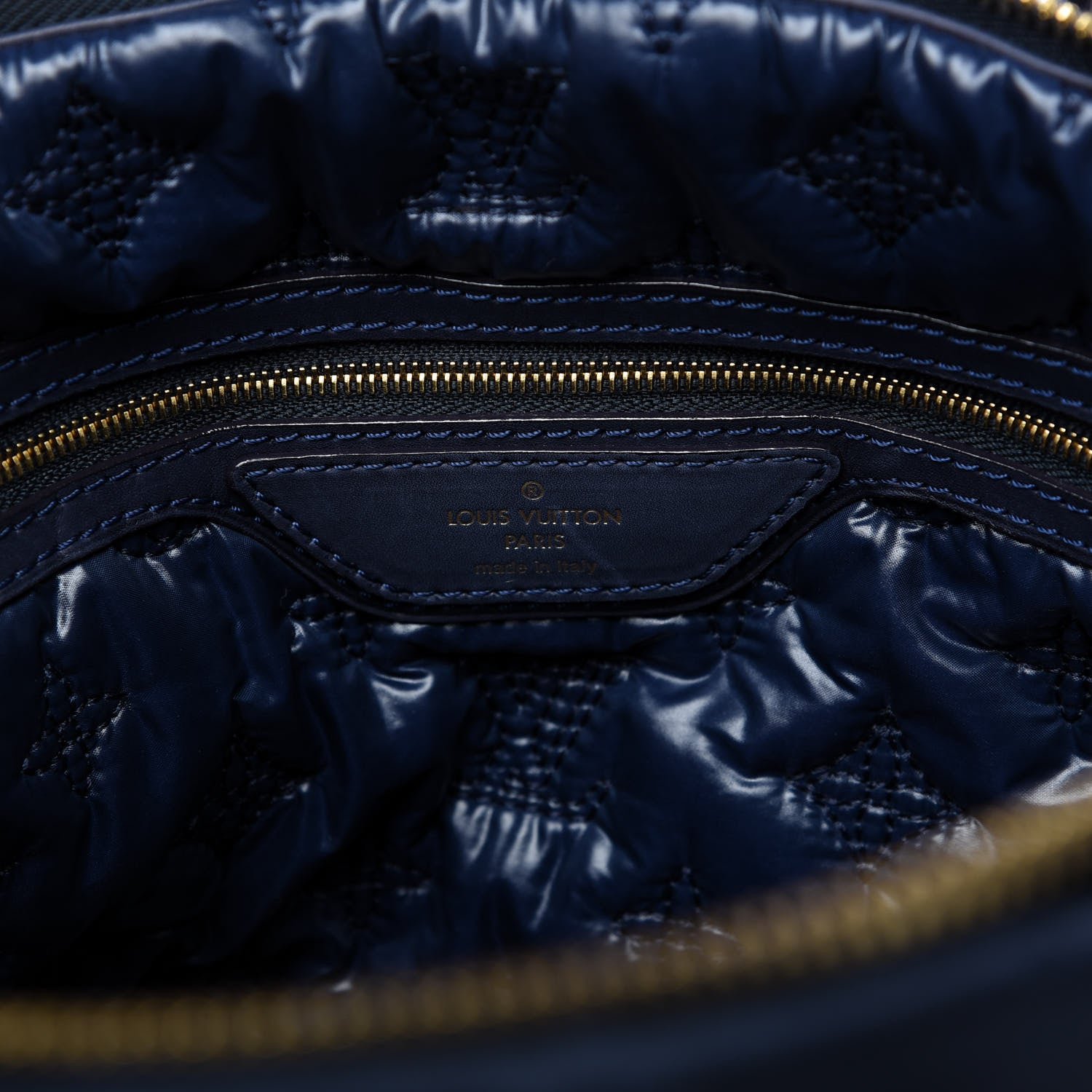 Louis Vuitton Monogram Nylon Desire Lockit Vertical MM Marine 8 of 10