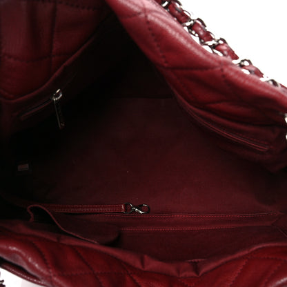 Chanel Caviar Quilted Large Timeless CC Soft Tote Dark Red 5 of 9