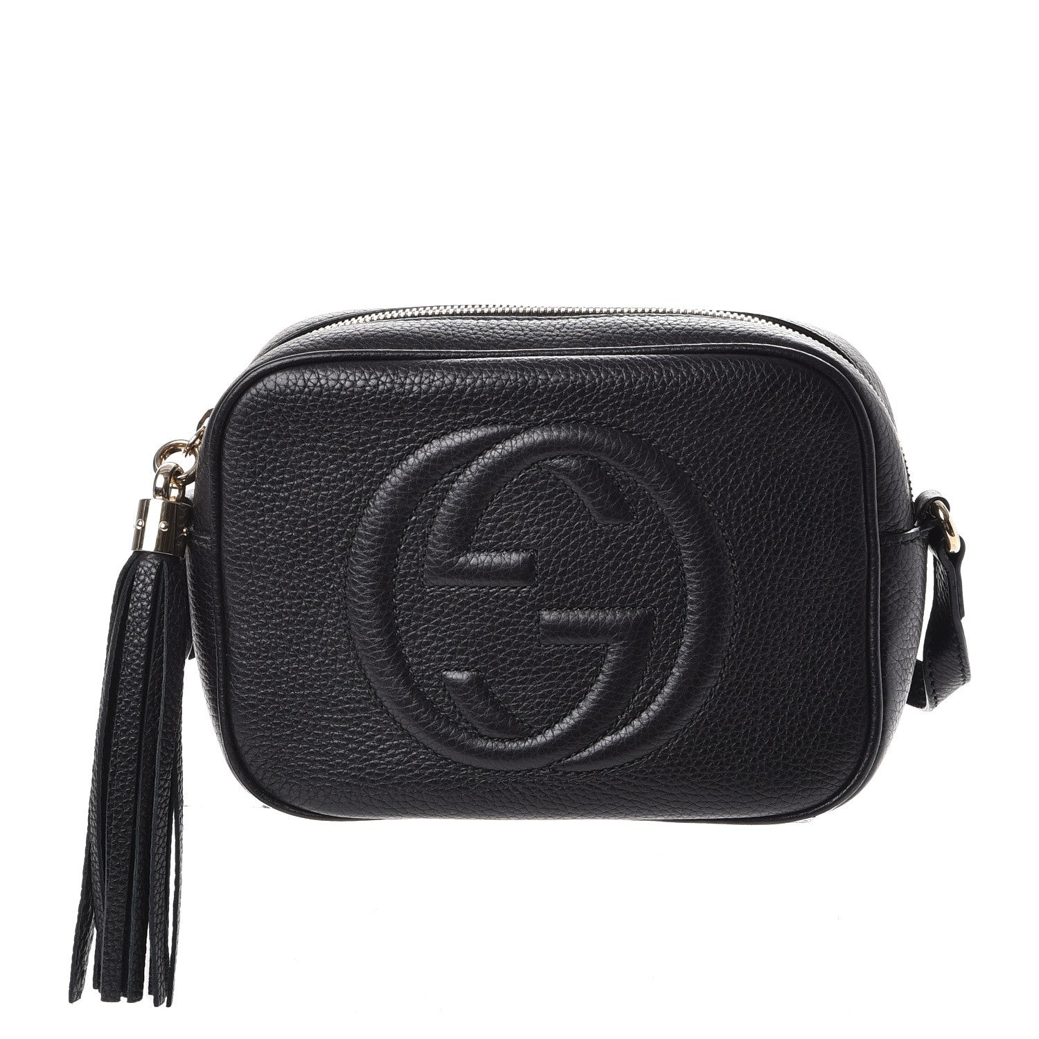 Gucci Pebbled Calfskin Small Soho Disco Bag Black 1 of 8