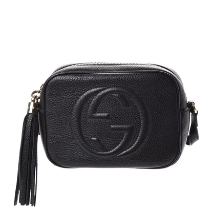 Gucci Pebbled Calfskin Small Soho Disco Bag Black 1 of 8