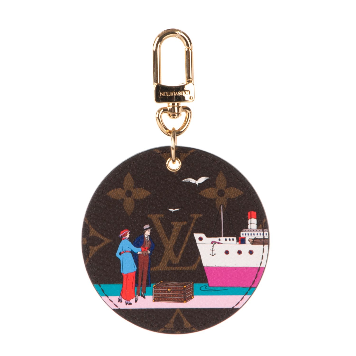 Louis Vuitton Monogram 2016 Christmas Animation Bag Charm Key Ring 1 of 4