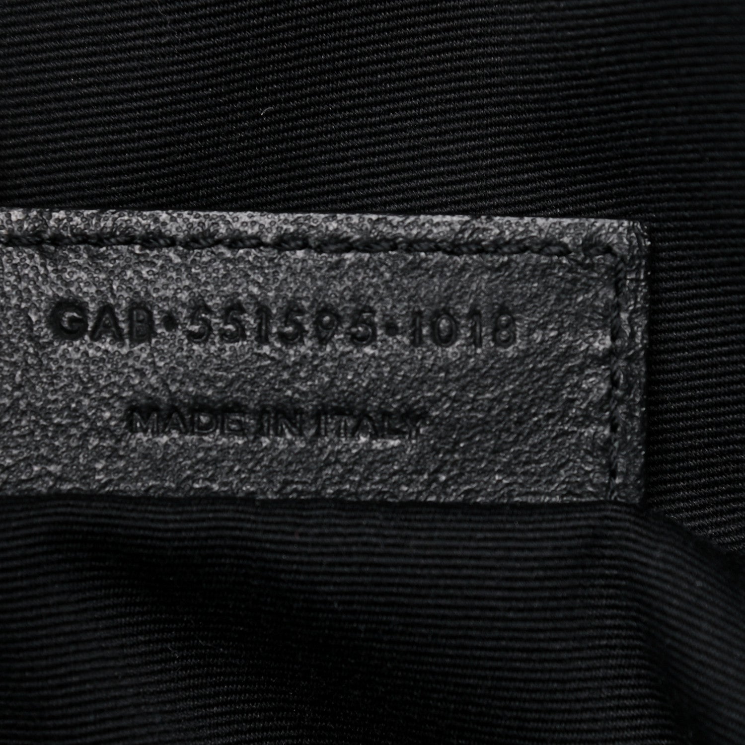 Saint Laurent Linen Canvas Teddy Shopping Bag Black 9 of 14
