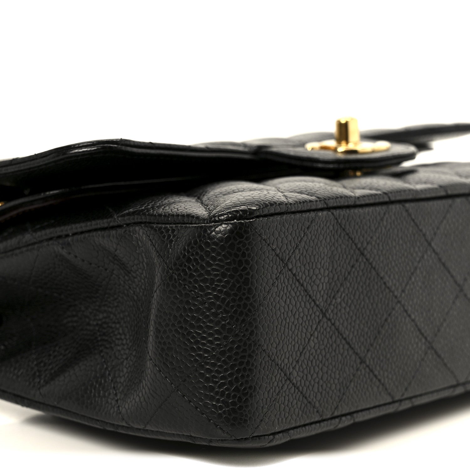 Chanel Caviar Quilted Small Double Flap Black 10 of 11