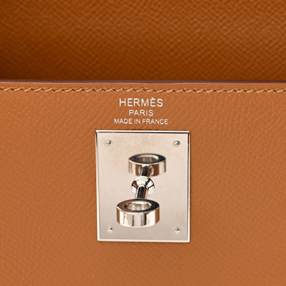 Hermes Epsom Verso Kelly Sellier 28 Gold Ambre 6 of 12