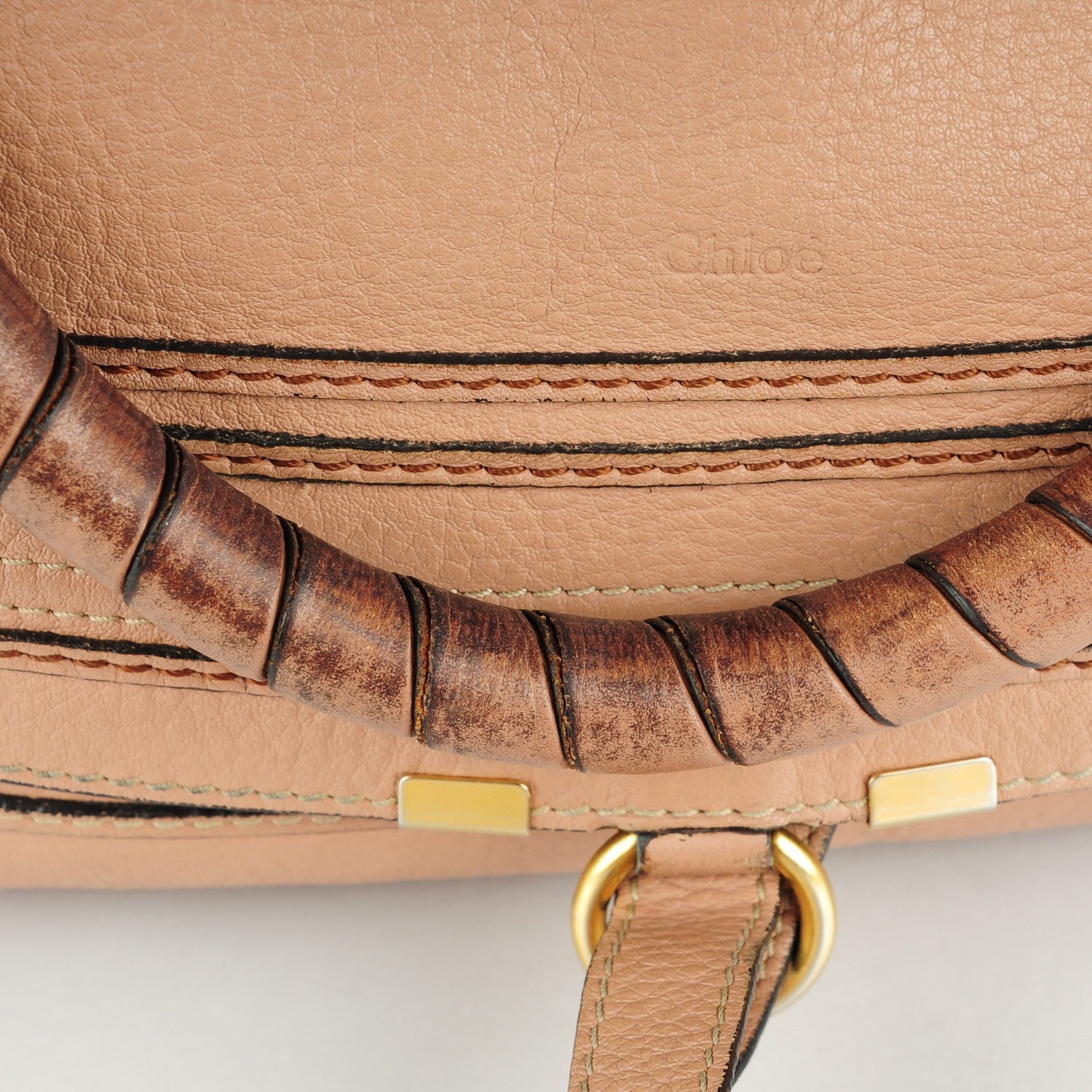 Chloe Calfskin Large Marcie Satchel Nut 10 of 15