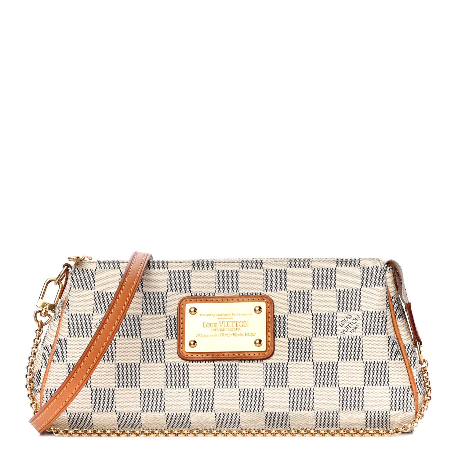 Louis Vuitton Damier Azur Eva Clutch 1 of 12