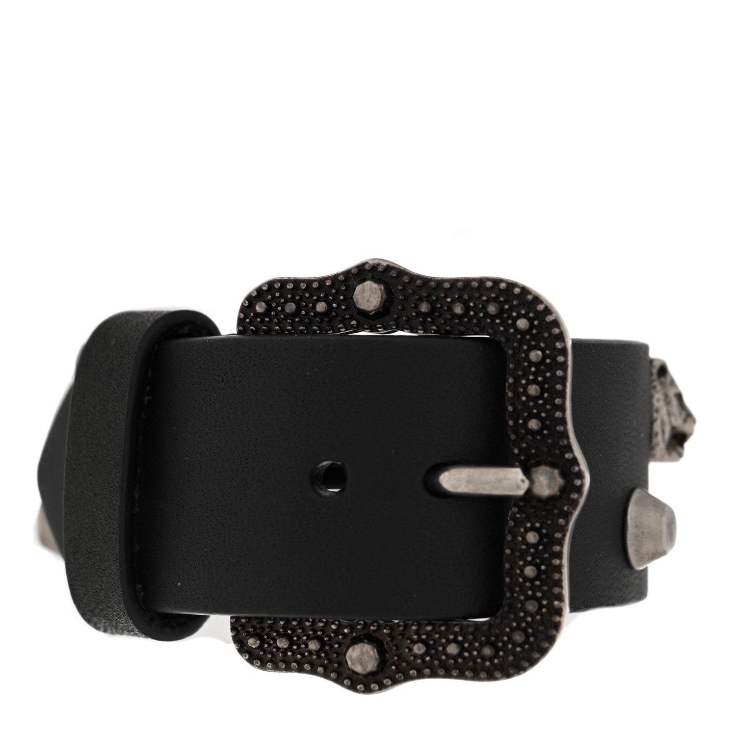 Gucci Calfskin Feline Heads Bracelet Black 3 of 5