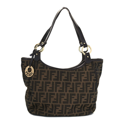 Fendi Zucca Small Chef Shopping Tote Tobacco Moro 1 of 11