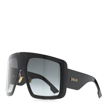 Christian Dior Acetate DiorSo Light 1 Shield Sunglasses Black 1 of 7