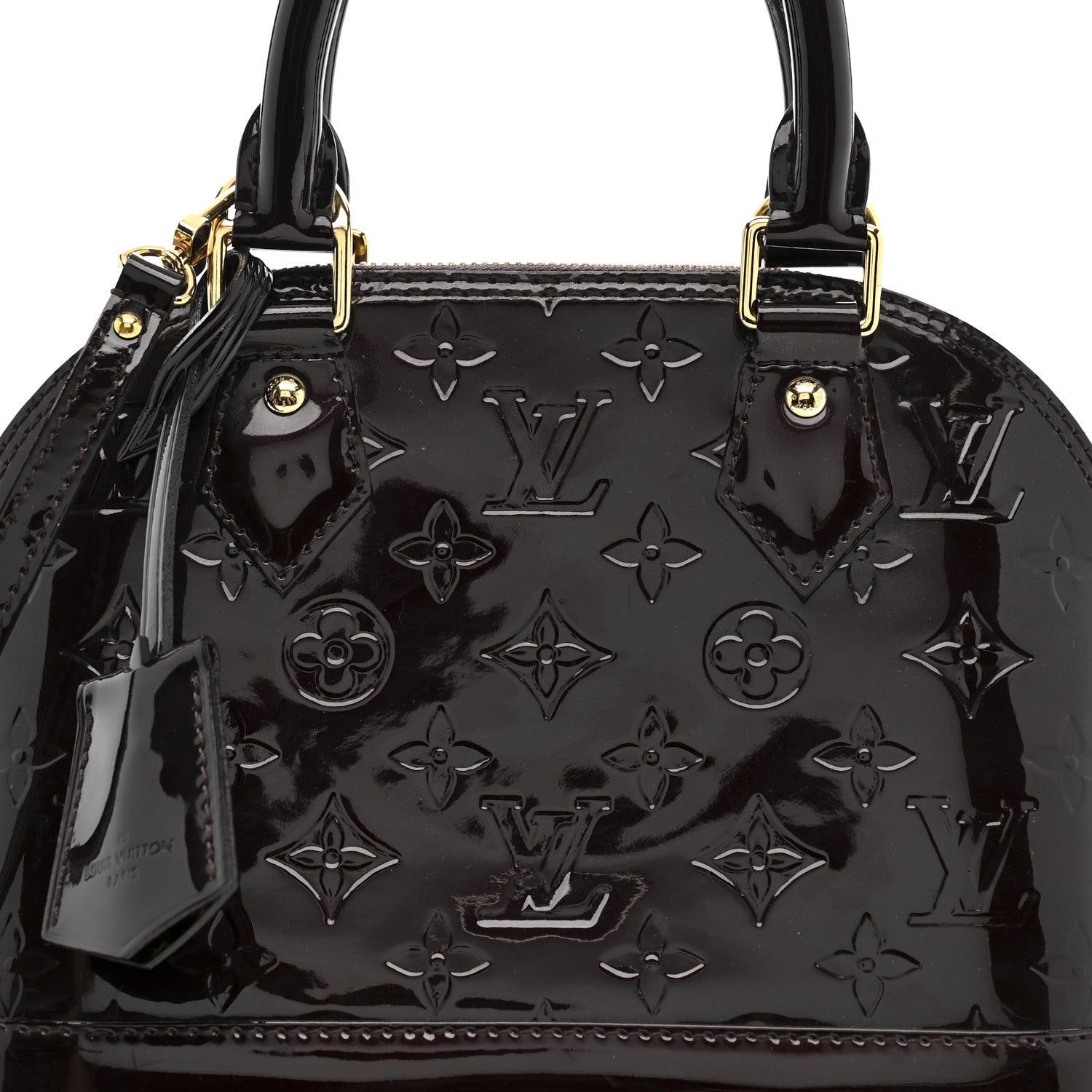 Louis Vuitton Vernis Alma BB Amarante 7 of 10