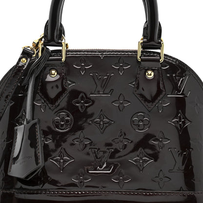 Louis Vuitton Vernis Alma BB Amarante 7 of 10