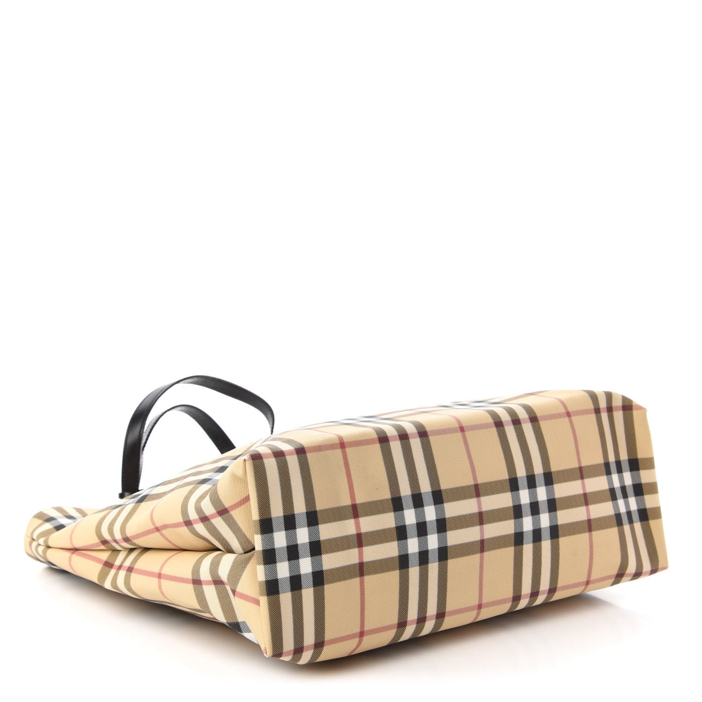House Check Medium Tote Black