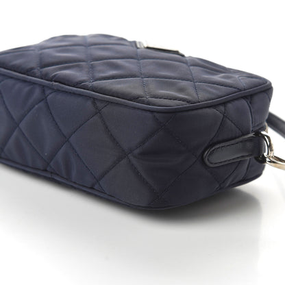 Prada Nylon Tessuto Impuntu Quilted Crossbody Bag Baltico 7 of 8