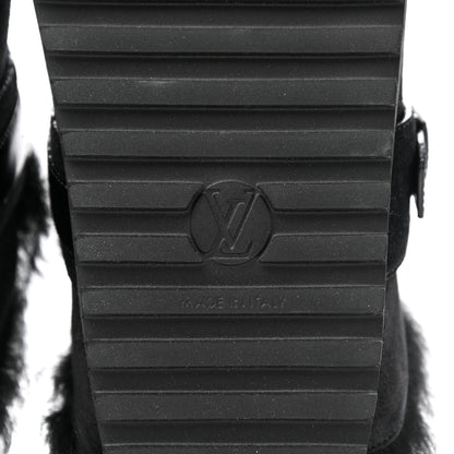 Louis Vuitton Suede Winterbreak Clogs 37 Black 6 of 7