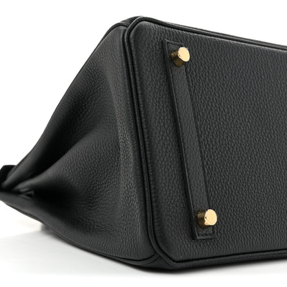 Hermes Togo Matte Alligator Birkin Touch 30 Black 9 of 11