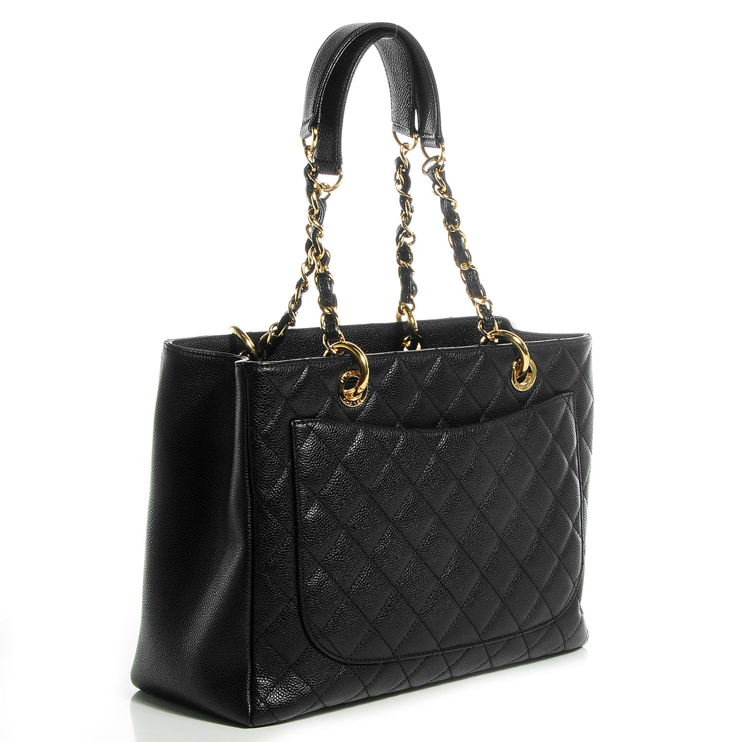 Caviar Grand Shopping Tote GST Black