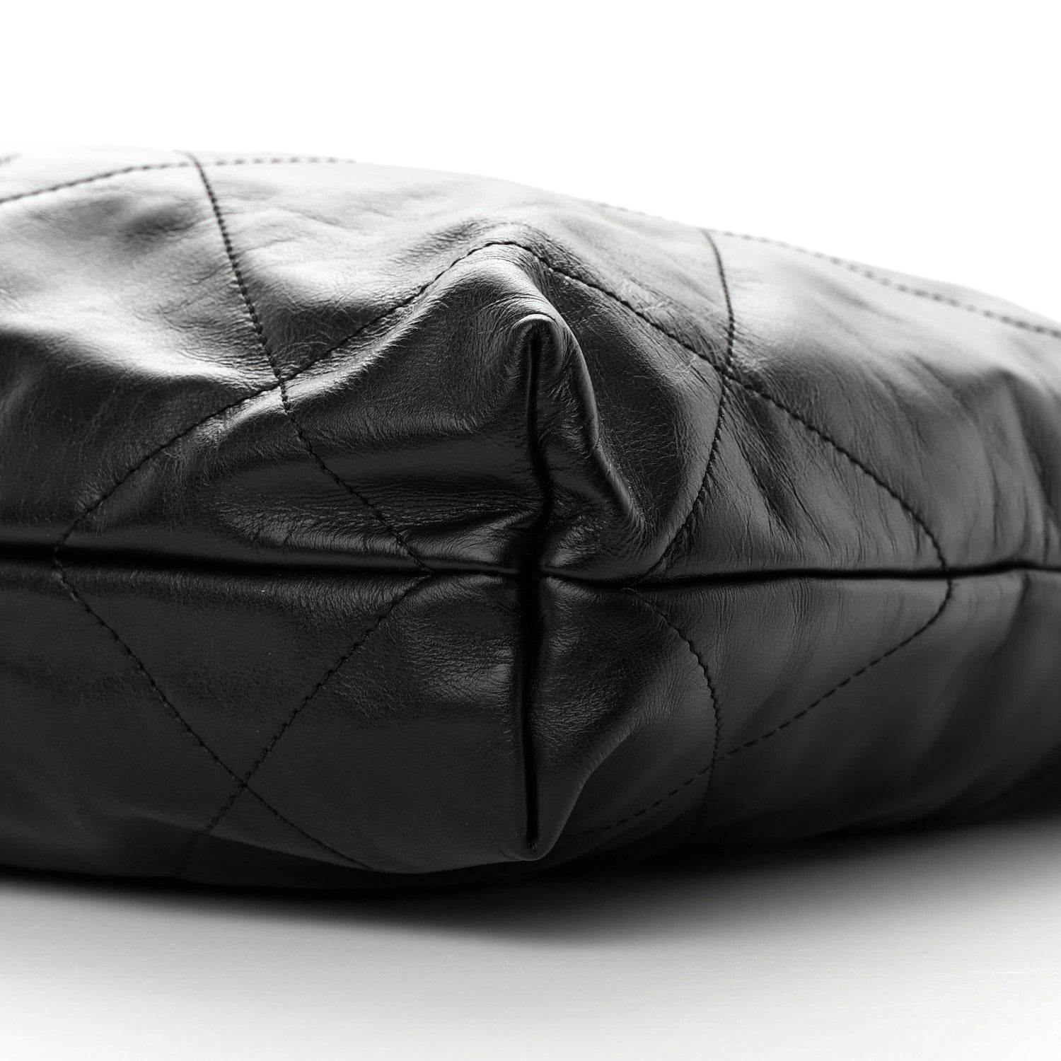 Chanel Shiny Calfskin Quilted Small Chanel 22 Black 11 of 16