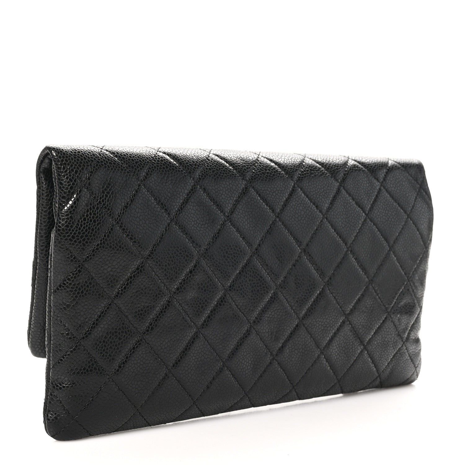 Chanel Caviar Quilted CC Beauty Clutch Black 3 of 9
