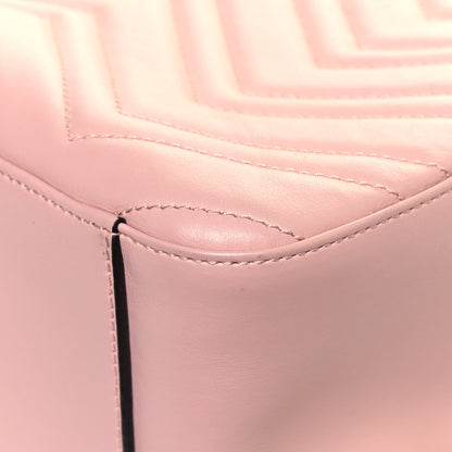 Gucci Calfskin Matelasse GG Marmont Dome Backpack Perfect Pink 10 of 12