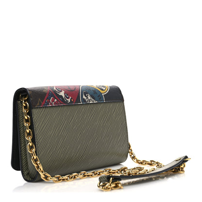 Louis Vuitton Monogram Epi Kabuki Twist Chain Wallet 3 of 9