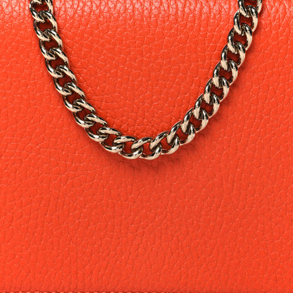 Gucci Dollar Calfskin Medium Betty Chain Wallet Sun Orange 8 of 10