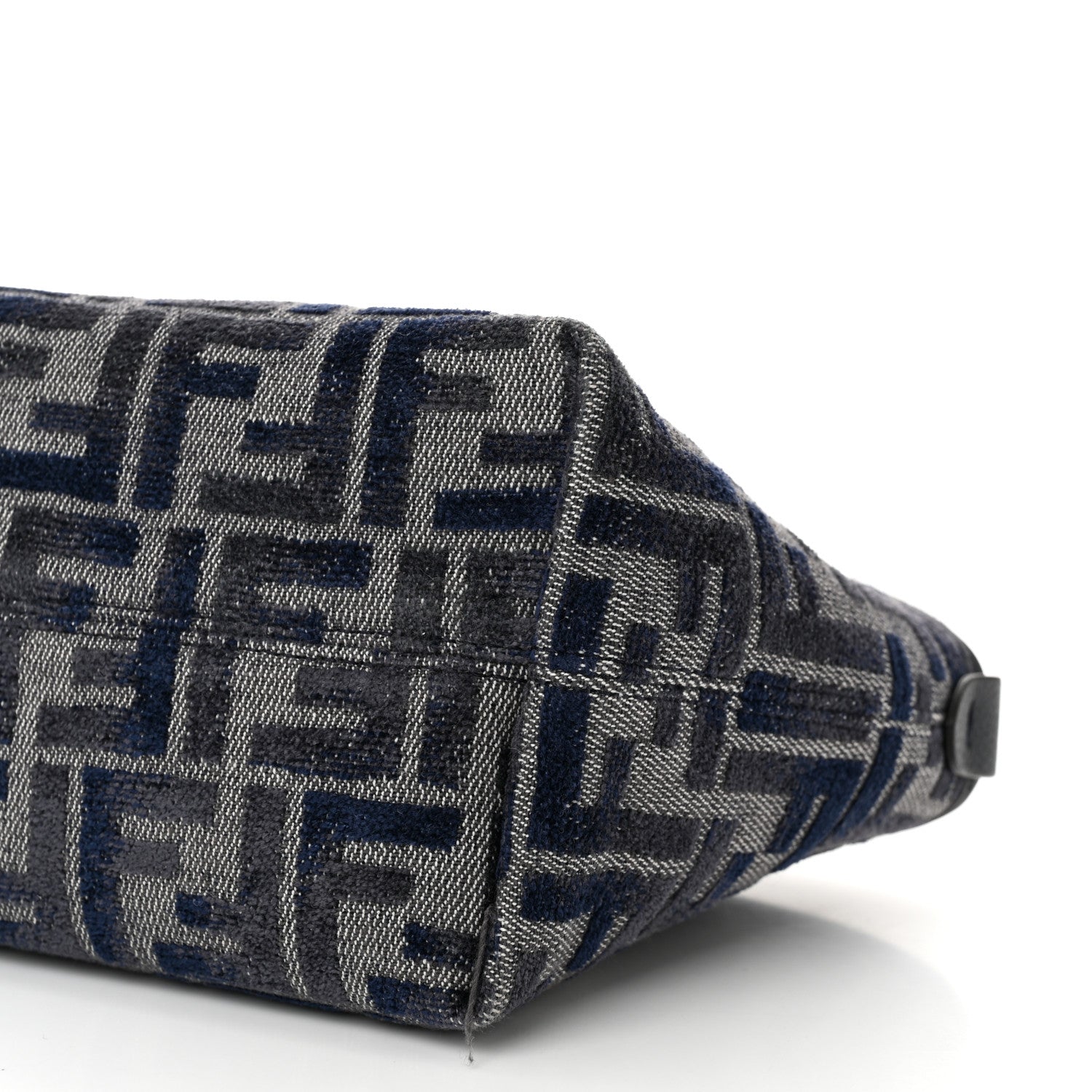 Fendi Fabric Calfskin FF Mini Roll Tote Navy 1666446 – FASHIONPHILE