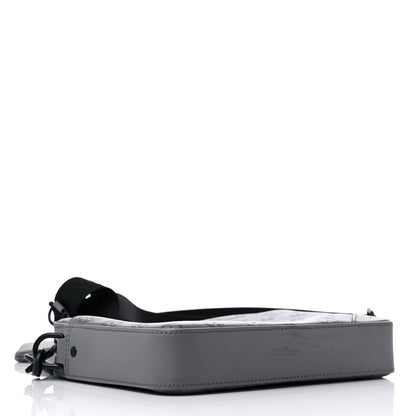 Louis Vuitton Calfskin Monogram Shadow Duo Messenger Anthracite Gray 4 of 10