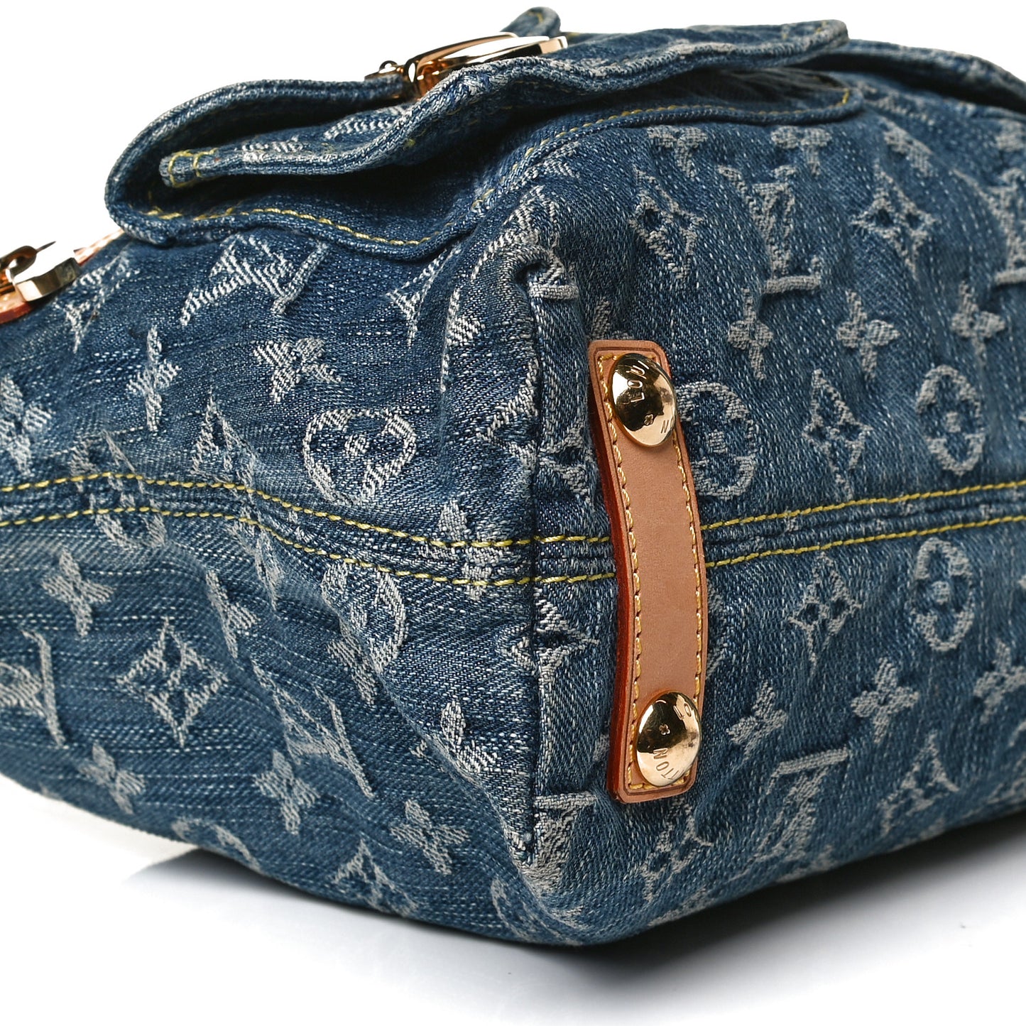 Monogram Denim Baggy PM Blue