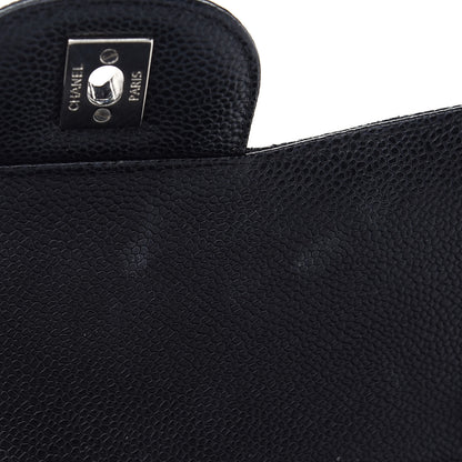 Chanel Caviar Quilted Jumbo Double Flap Black 11 of 11