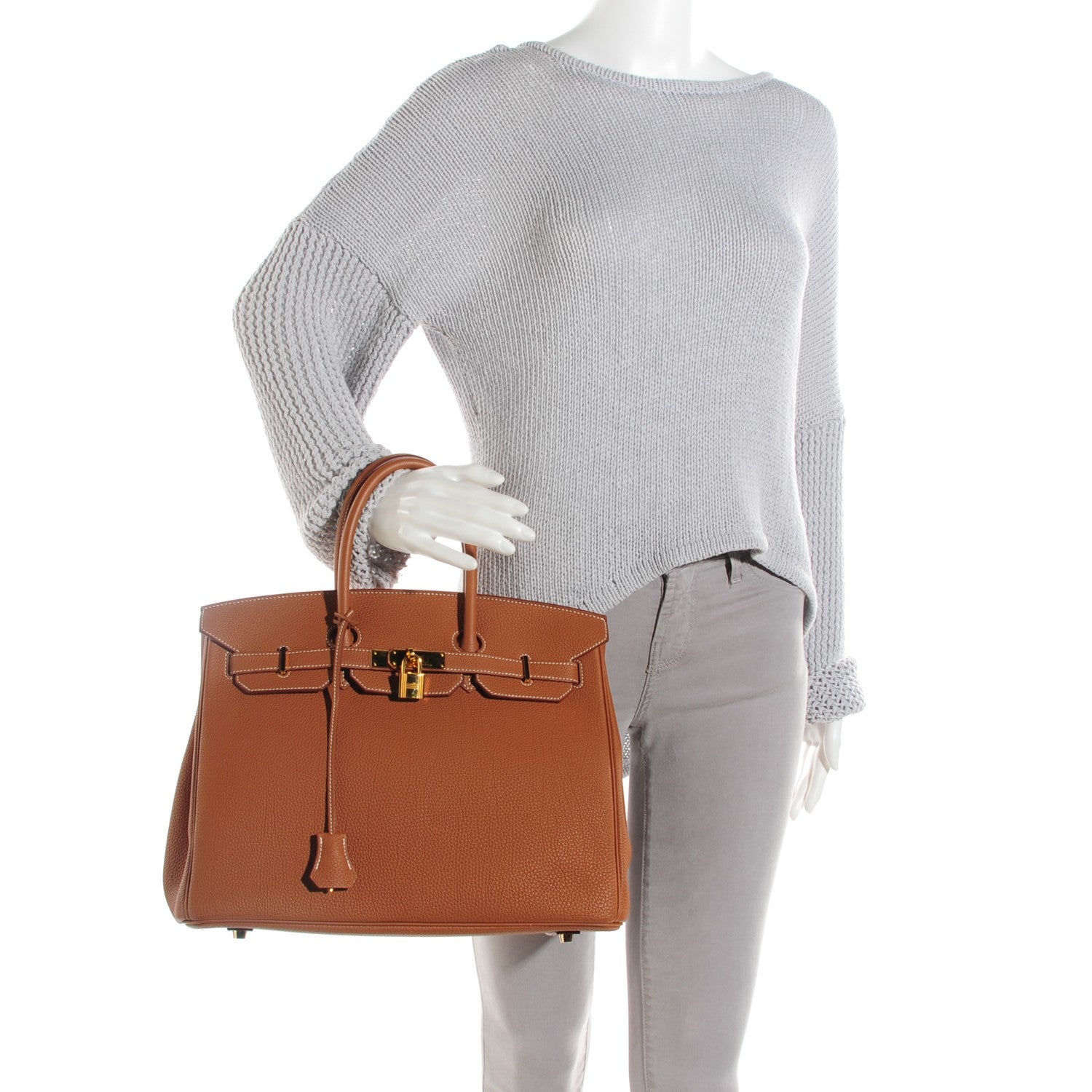 Hermes Togo Birkin 35 Gold 2 of 22