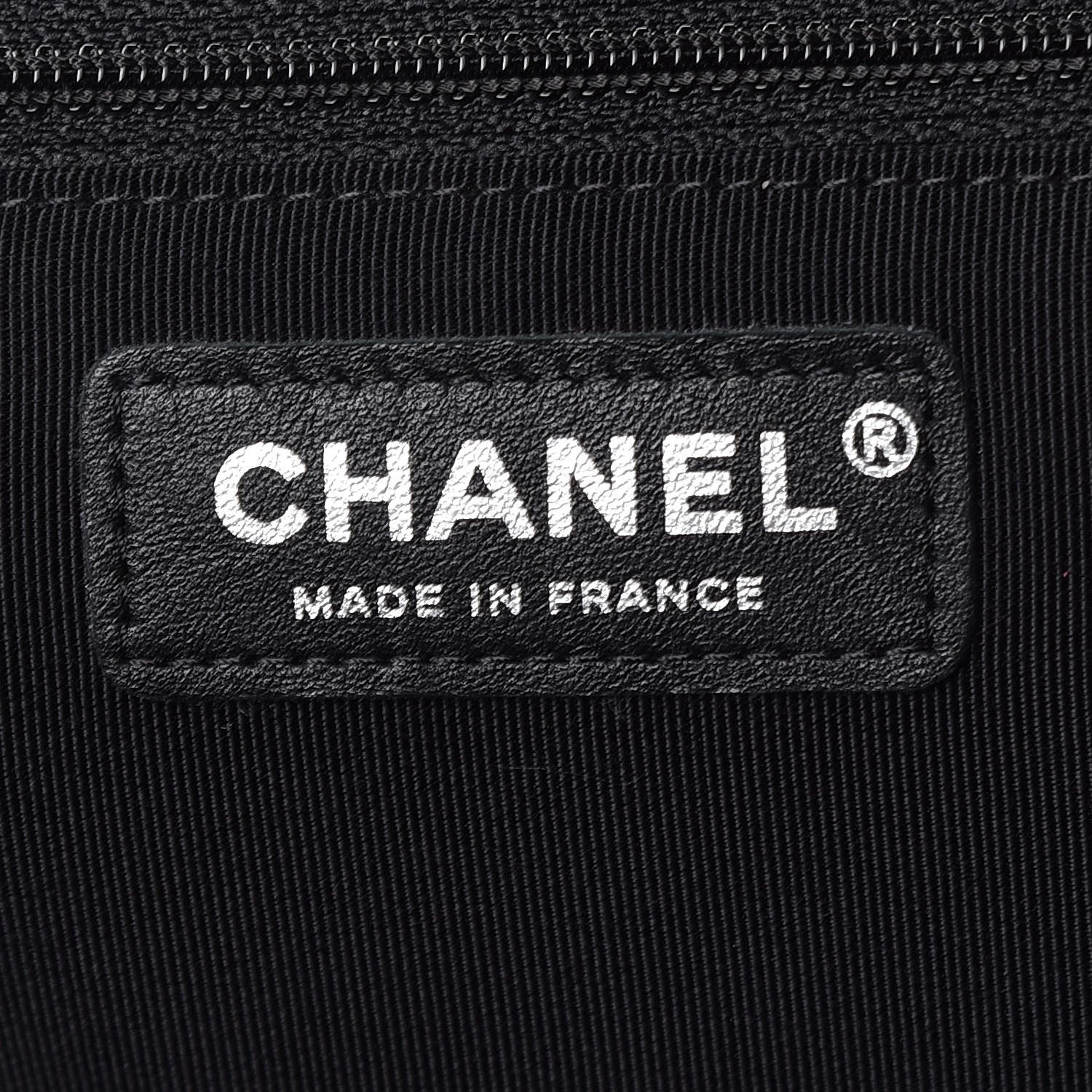 Chanel Lambskin Chevron Quilted Large Surpique Flap Black 8 of 12