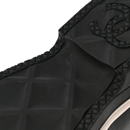 Chanel Rubber CC Short Rain Boots 39 Black 15 of 17
