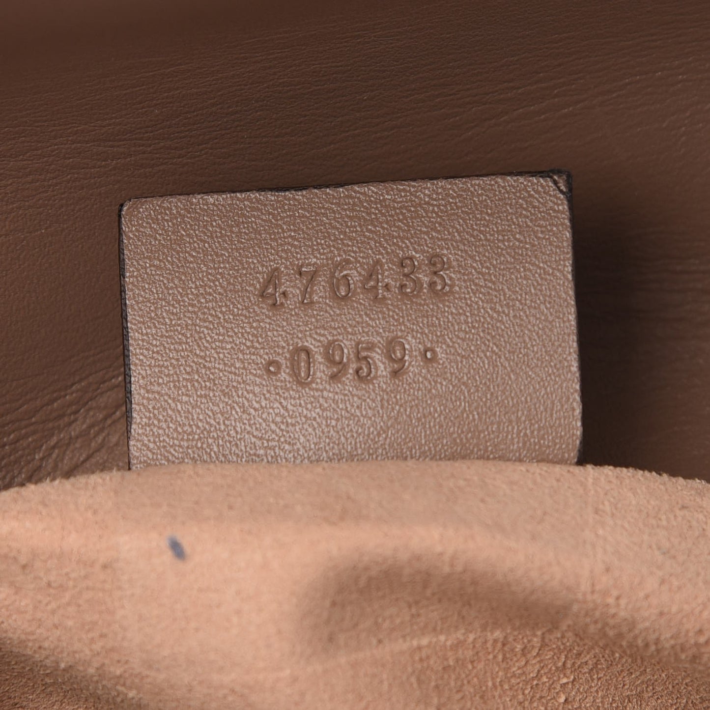 Calfskin Matelasse Super Mini GG Marmont Shoulder Bag Porcelain Rose