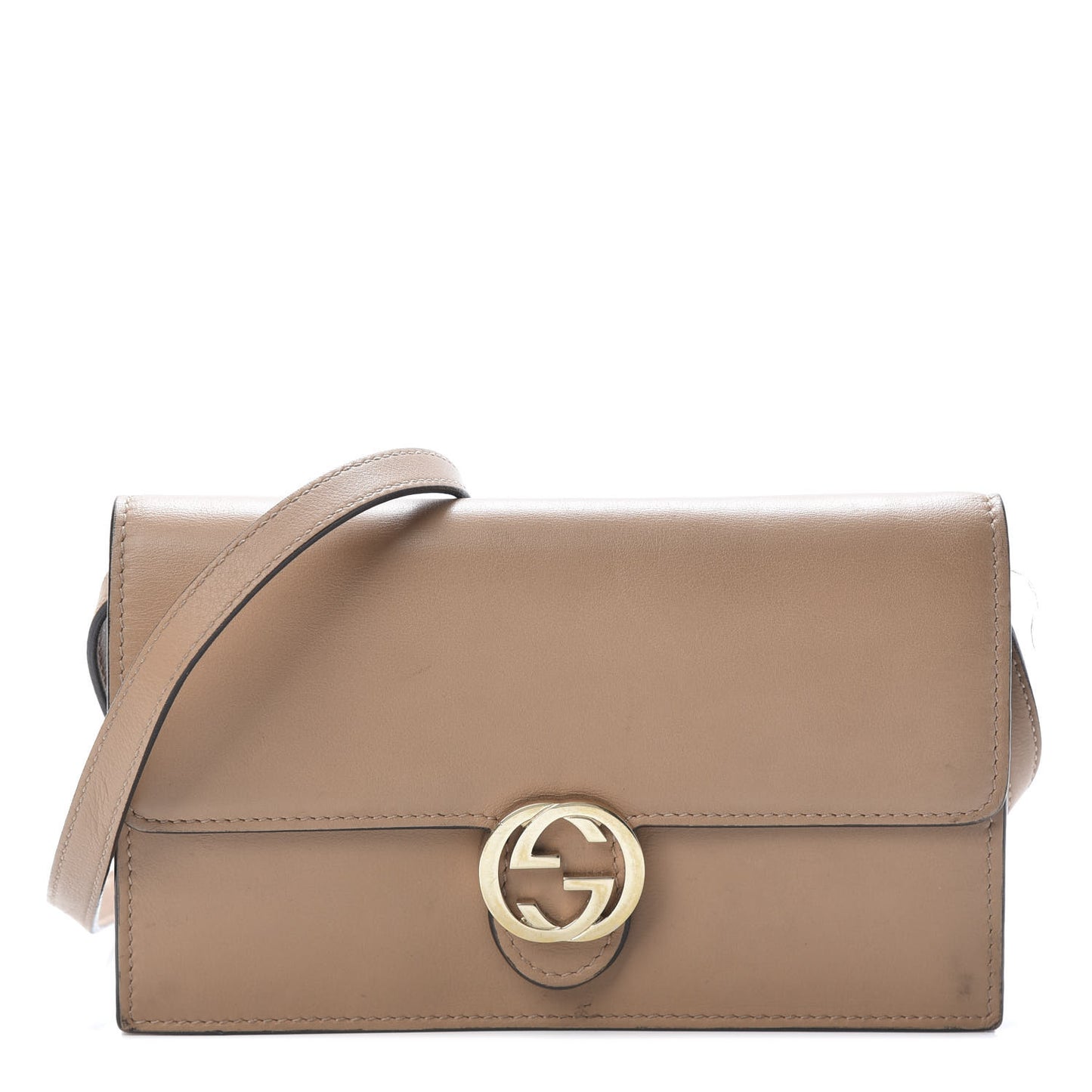 Calfskin Icon Wallet Camelia