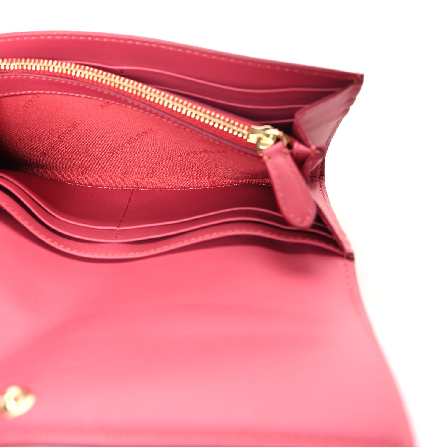 Burberry Haymarket Check Halton Wallet Pink 5 of 8